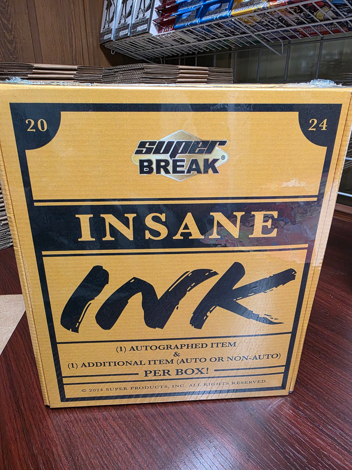 2024 SUPER BREAK INSANE INK Factory Sealed Box 2 Items per box.