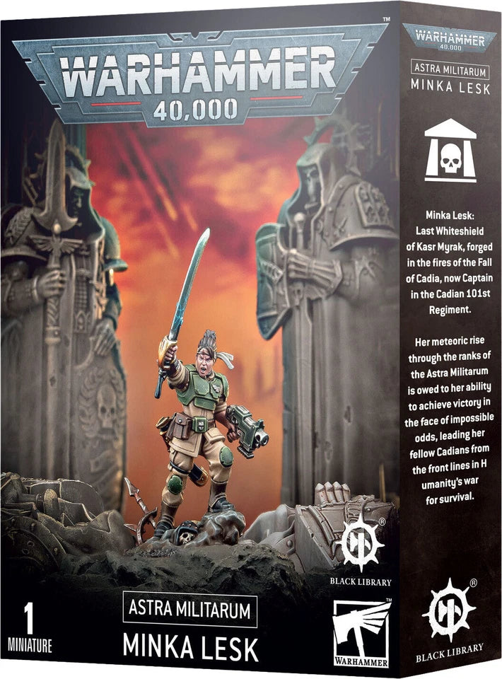 Games Workshop Warhammer 40K Astra Militarum Minka Lesk Single Miniature - 47-71