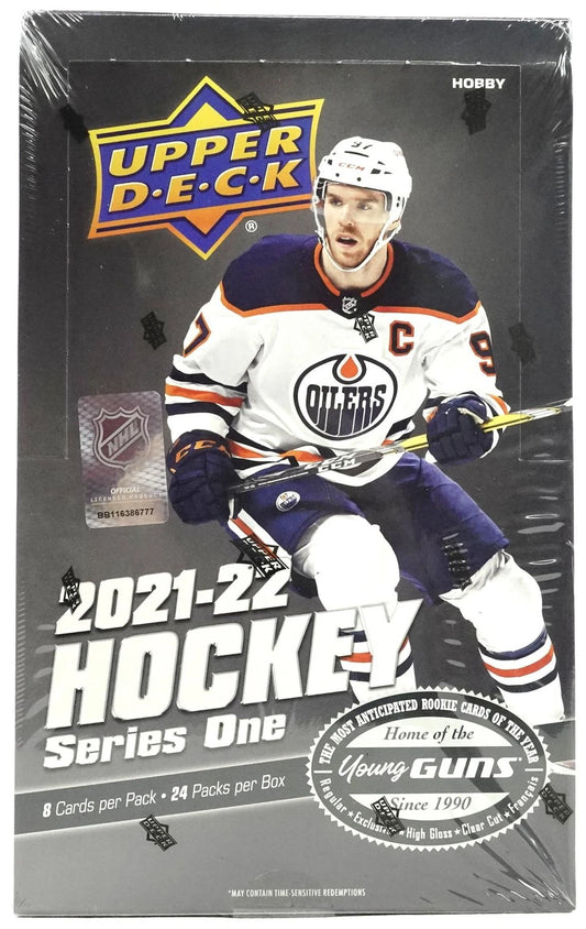 2021/22 UPPER DECK SERIES 1 HOCKEY HOBBY BOX