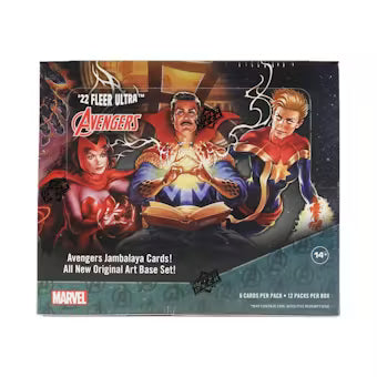 2022 Upper Deck Marvel Fleer Ultra Avengers Hobby Box Factory Sealed.