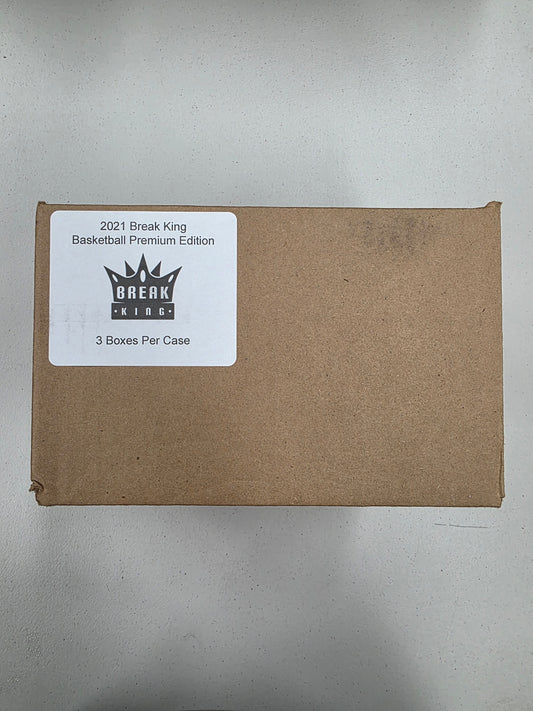 2021 Break King Basketball Premium Edition CASE (3 Boxes) FACTORY SEALED