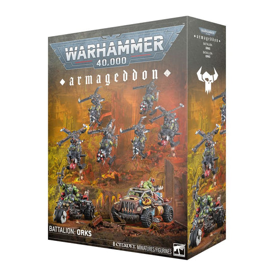 Armageddon Battalion: Orks - Warhammer 40k - Brand New! 73-501