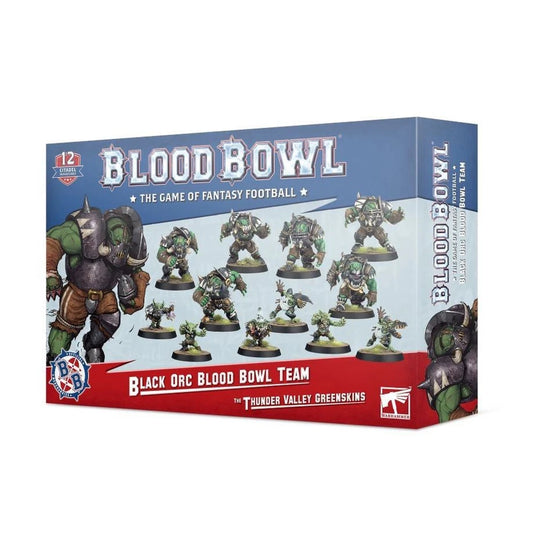 Blood Bowl: Black Orc Team - The Thunder Valley Greenskins Factory Sealed.