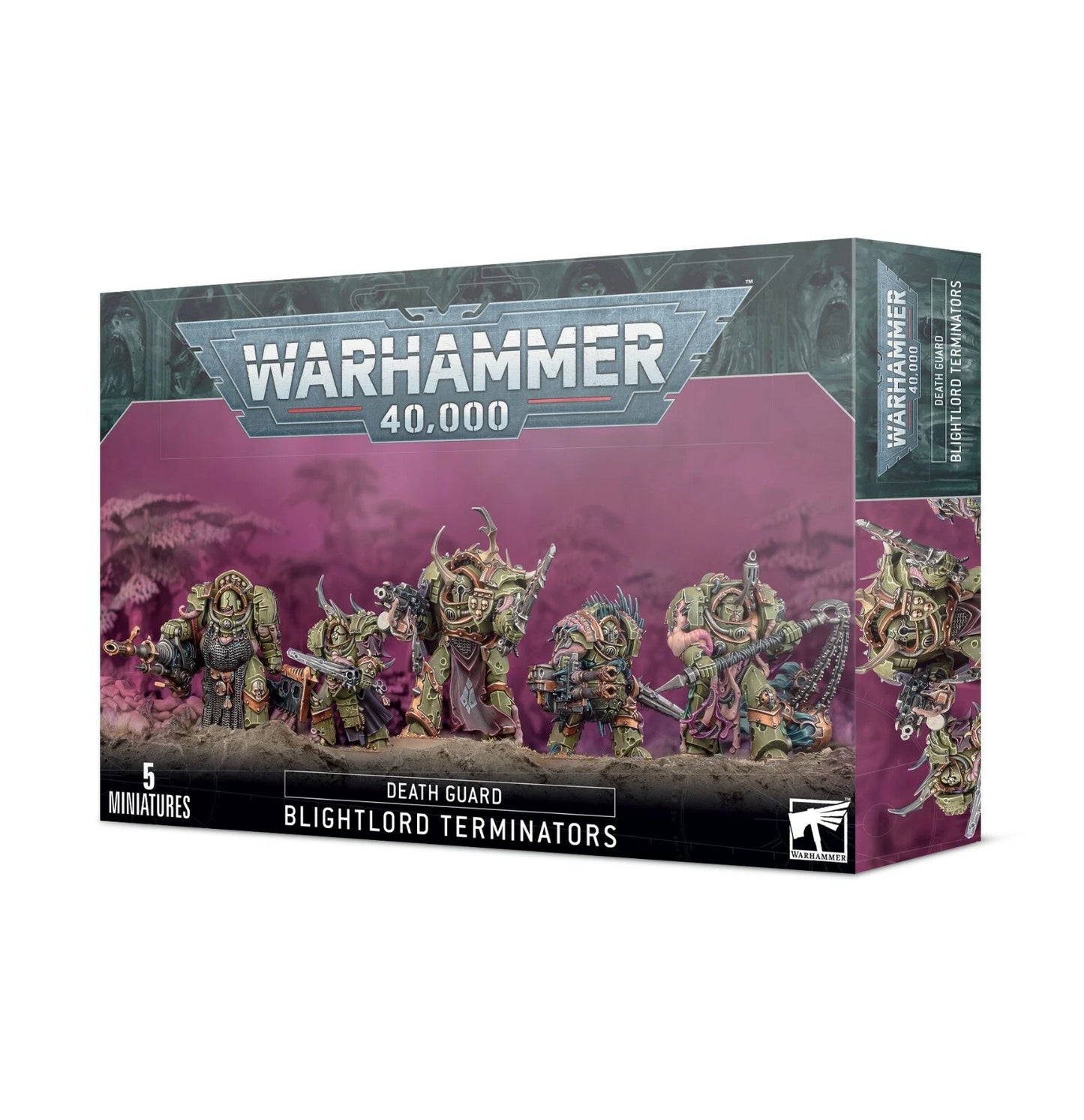 Warhammer 40k Chaos Space Marines Death Guard Blightlord Terminators New in Box