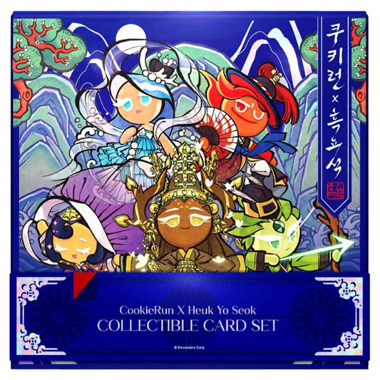 CookieRun TCG: X Heuk Yo Seok "Obsidian" Collectible Card Set Factory Sealed.