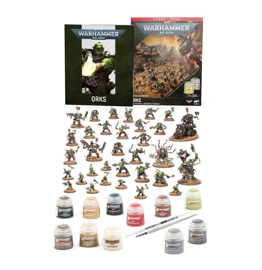 Getting Started: Orks Warhammer 40k Brand New! 11th Edition Combat Patrol! 60-53