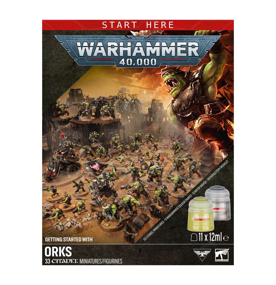 Getting Started: Orks Warhammer 40k Brand New! 11th Edition Combat Patrol! 60-53