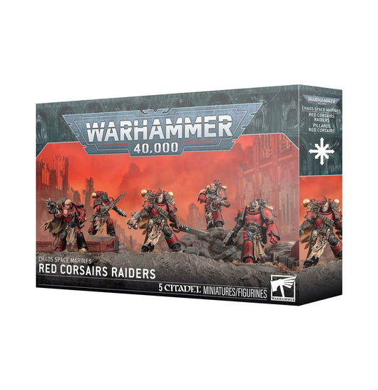 Red Corsairs Raiders Chaos Space Marines Warhammer 40K PREORDER 3/21. 43-113
