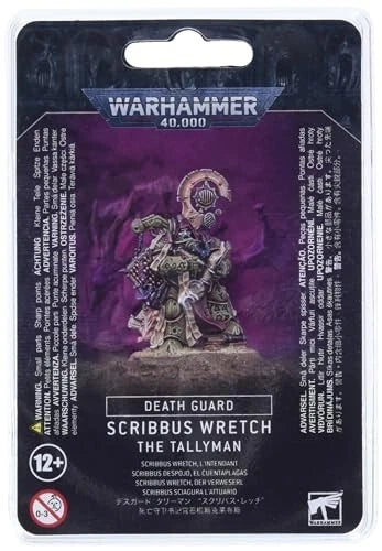 Death Guard Scribbus Wretch, the Tallyman - Warhammer 40k - Brand New! 43-45