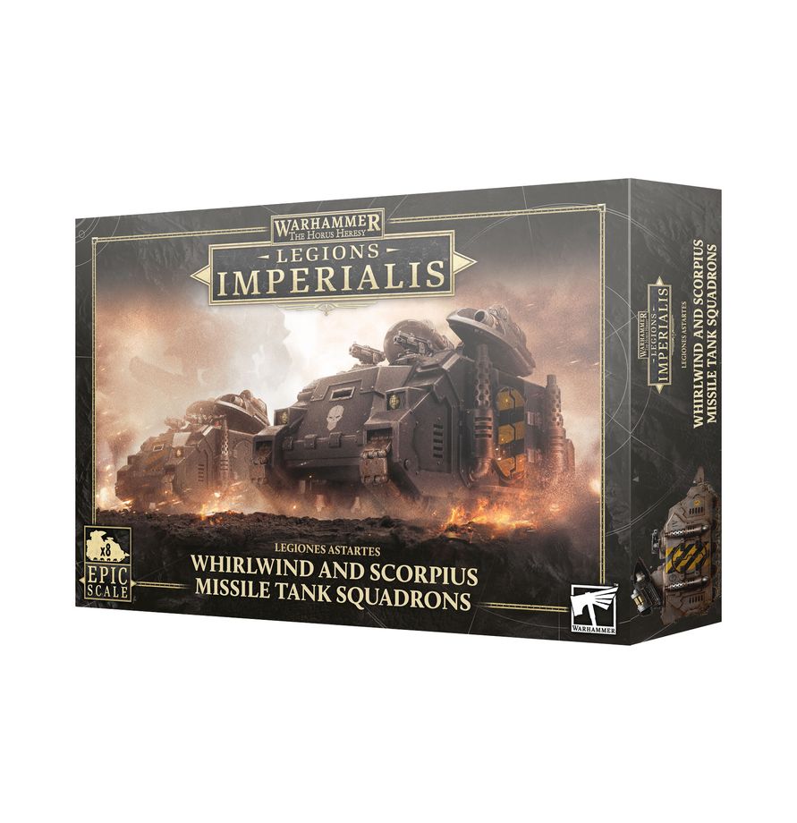Legions Imperialis: Whirlwind and Scorpius Missile Tank Squadron - 30k - 03-94