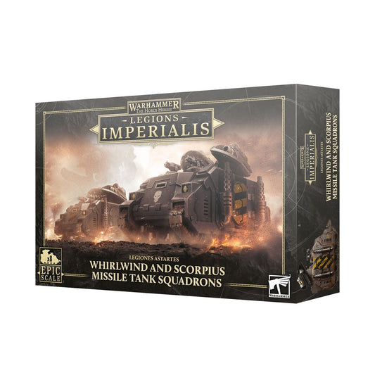 Legions Imperialis: Whirlwind and Scorpius Missile Tank Squadron - 30k - 03-94
