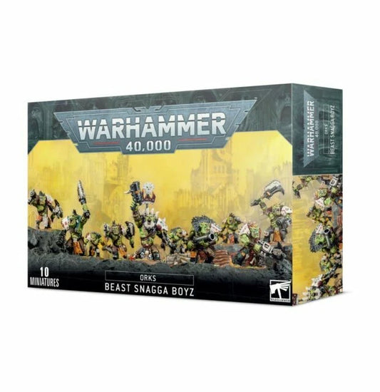 Beast Snagga Boyz Orks Warhammer 40K 2021 Factory Sealed.