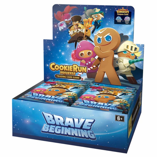 CookieRun TCG Braverse Set 1 Brave Beginning Display Box 28 Packs Factory Sealed
