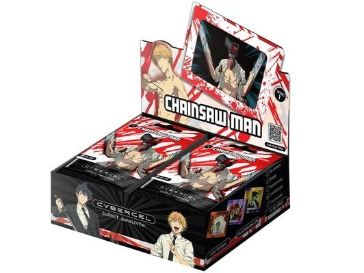 CYBERCEL - Chainsaw Man Trading Cards Hobby Box of 20 Packs Factory Sealed.