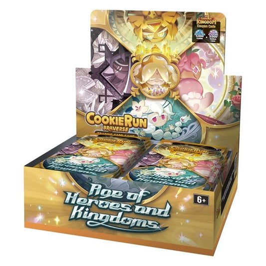 CookieRun: Braverse - Age of Heroes and Kingdoms Booster Box Factory Sealed.