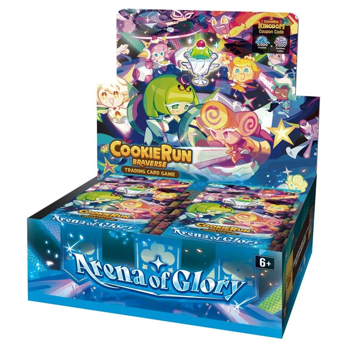 Cookie Run Braverse Arena Of Glory Booster Box English Factory Sealed.