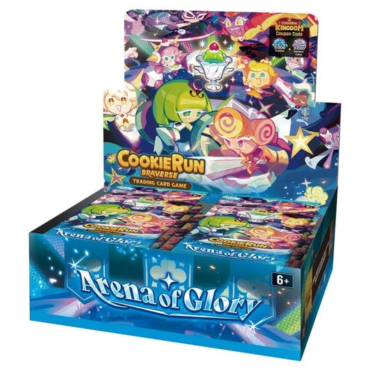 Cookie Run Braverse Arena Of Glory Booster Box English Factory Sealed.
