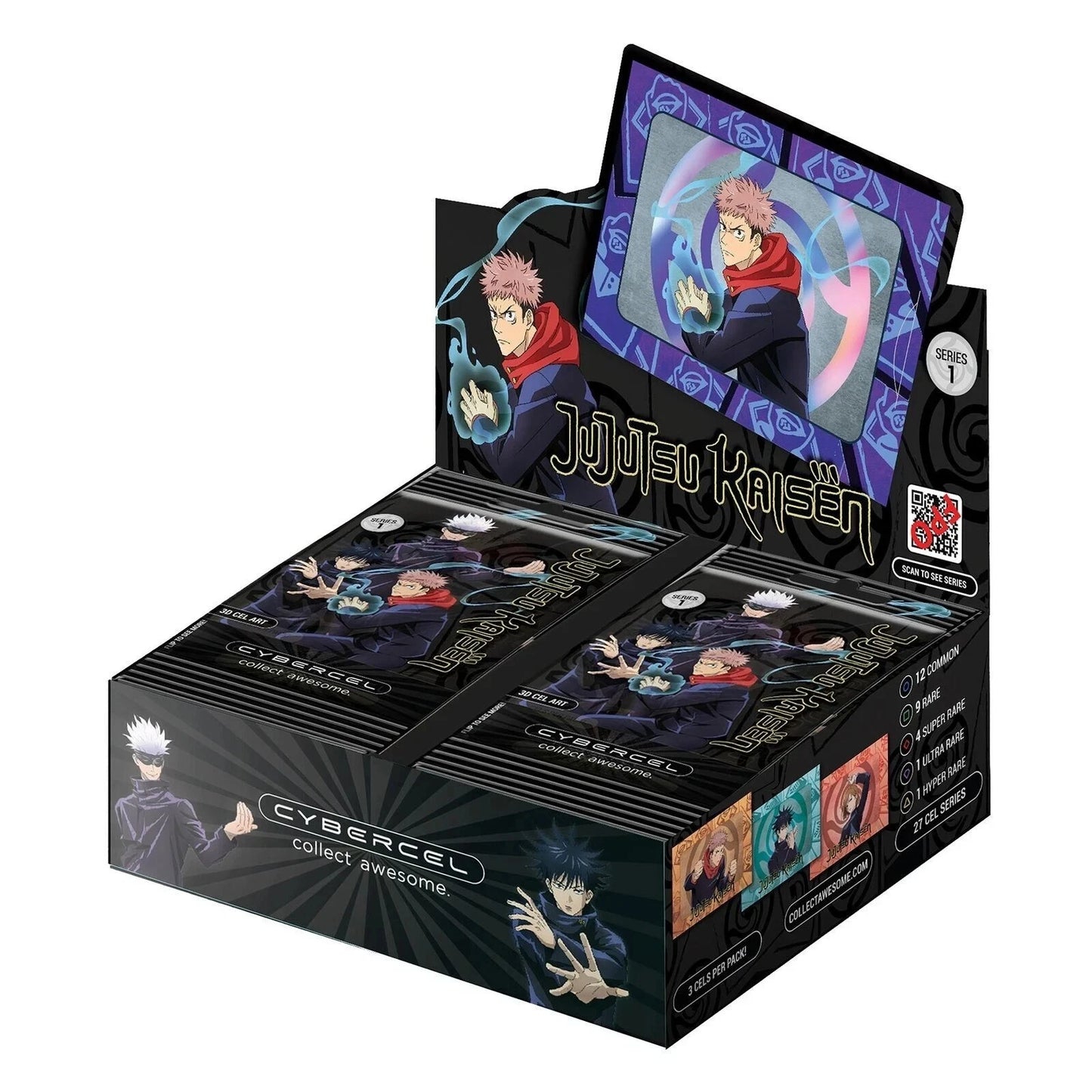 2023 Cybercel Jujutsu Kaisen Hobby Box - Series 1 Factory Sealed.