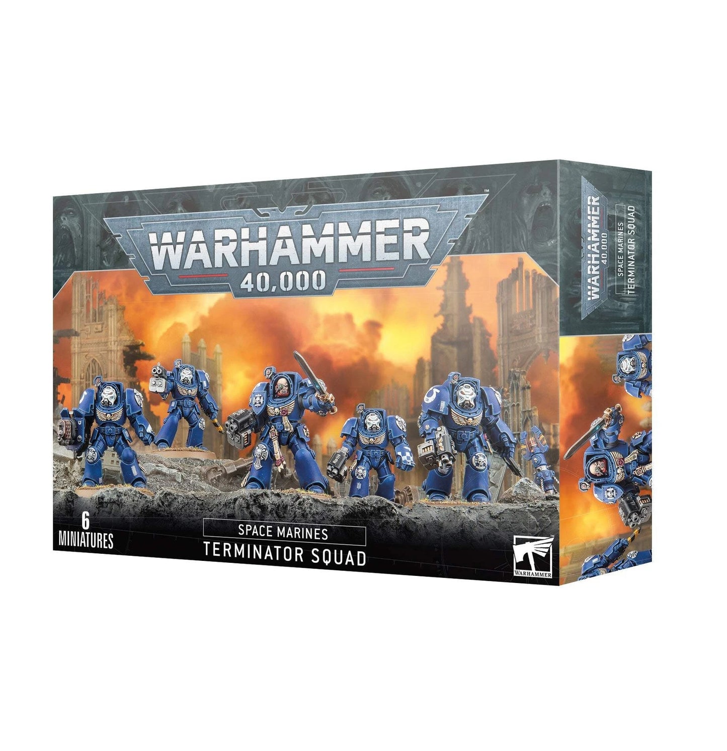 Space Marines Terminator Squad Warhammer 40k Factory Sealed.