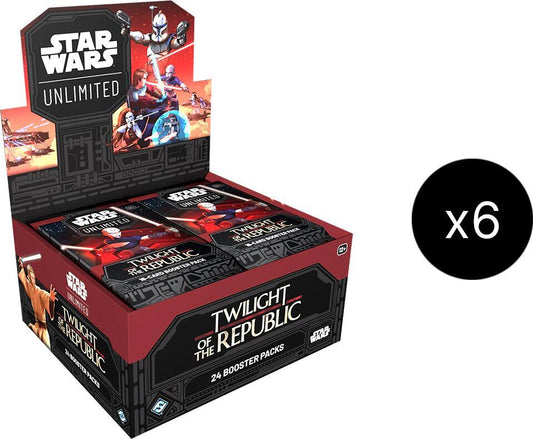 SEALED CASE! 6x Star Wars: Unlimited - Twilight of the Republic Booster Box