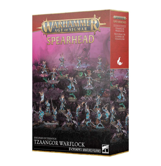Warhammer AoS SPEARHEAD - Disciples of Tzeentch TZAANGOR WARFLOCK - GW - NIB