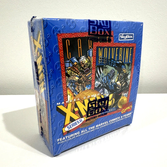 1993 Skybox Marvel X-MEN Series 2 Factory Sealed Box 36 Packs XMEN holograms